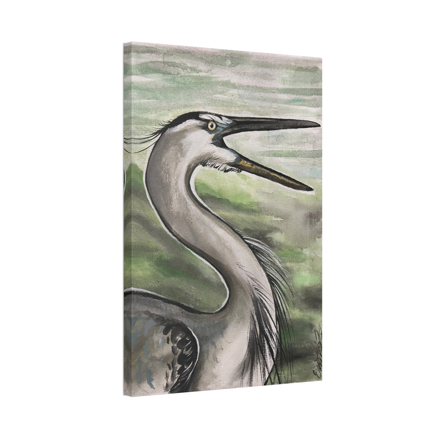 Vintage Great Blue Heron