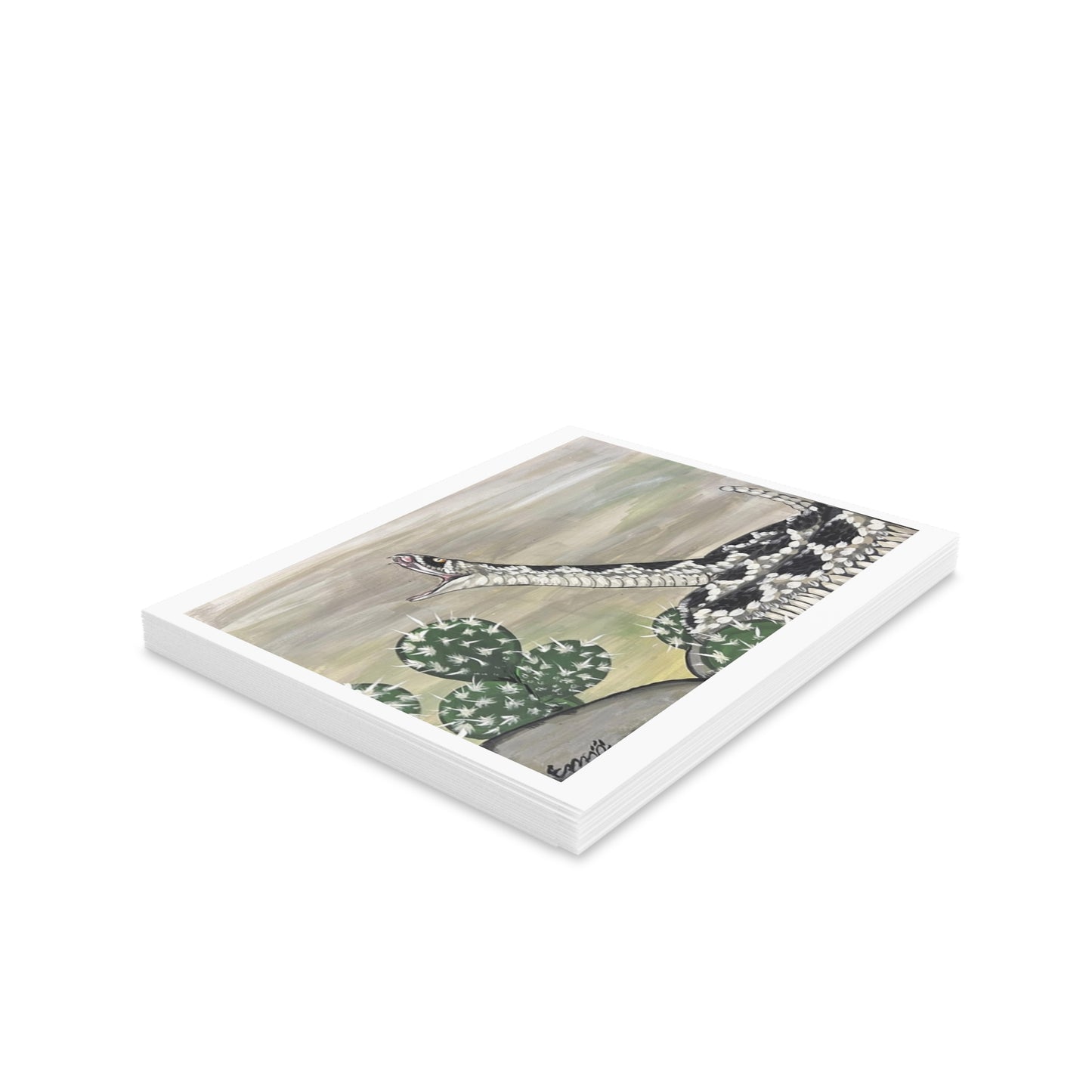 Striking Rattlesnake- Greeting cards