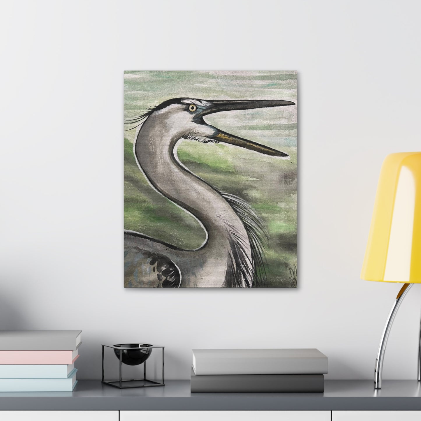 Vintage Great Blue Heron