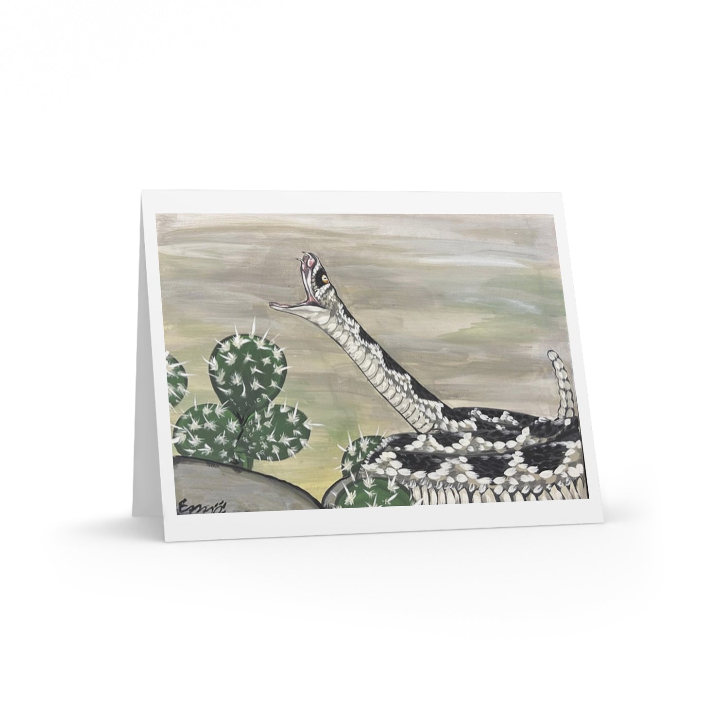 Striking Rattlesnake- Greeting cards