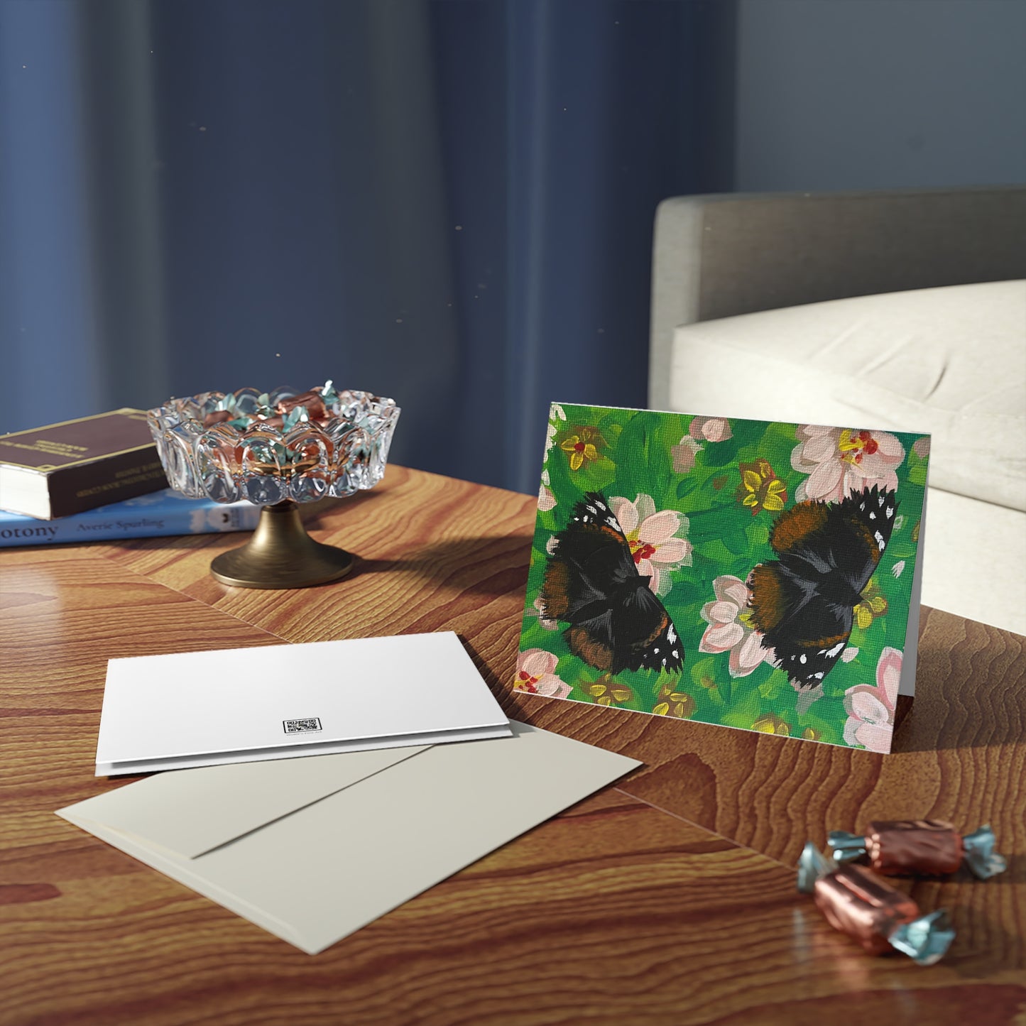 Red Admiral Butterfly - Greeting cards