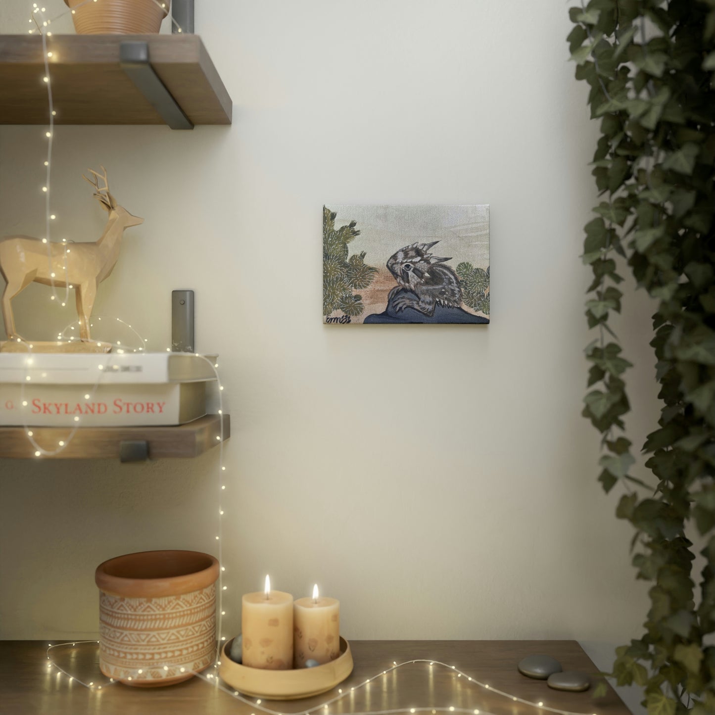 Horny Toad- Canvas