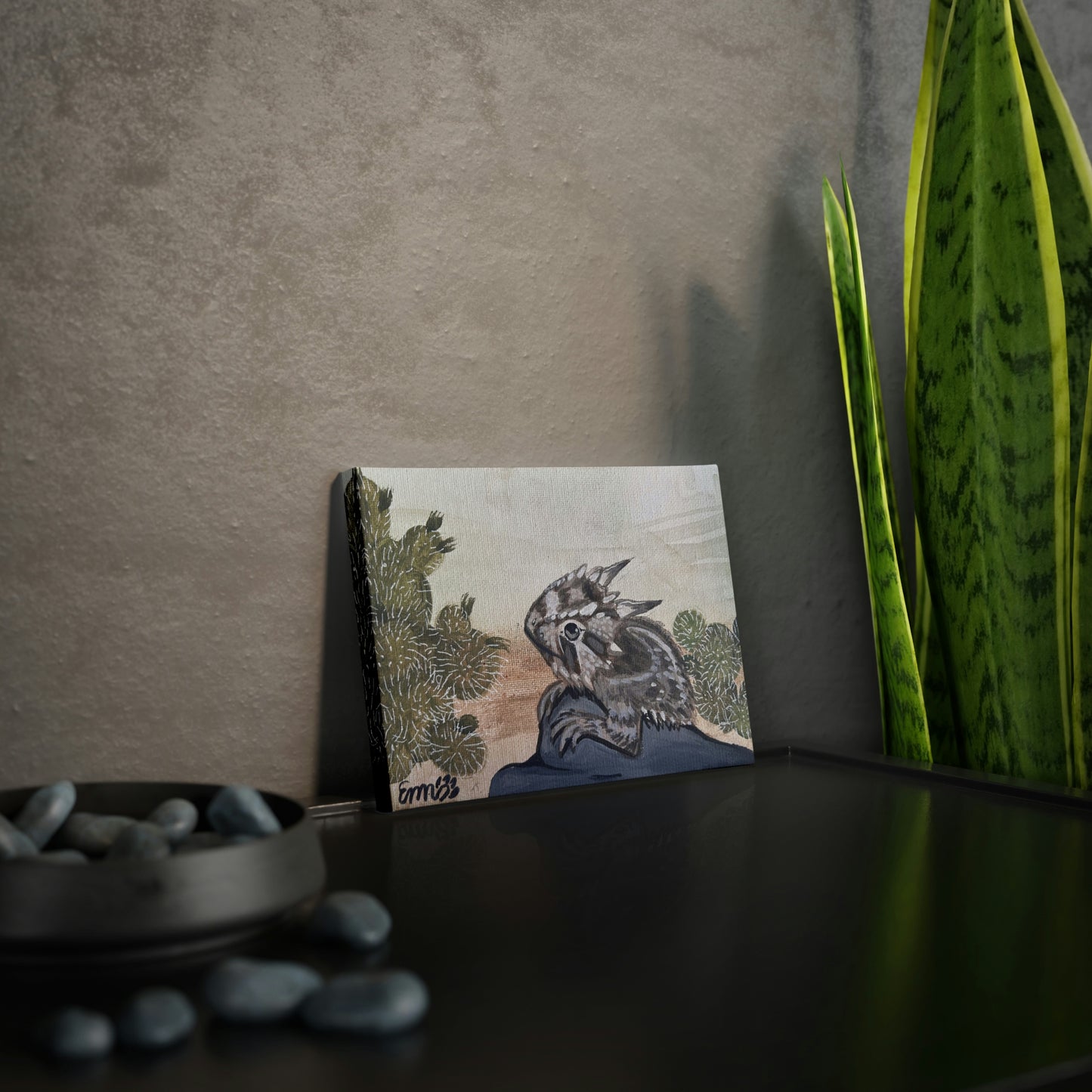 Horny Toad- Canvas