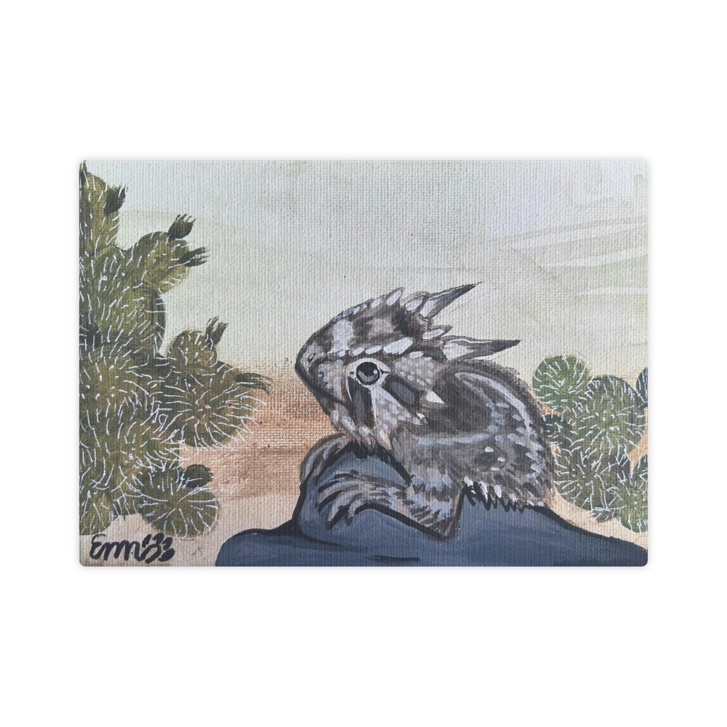 Horny Toad- Canvas