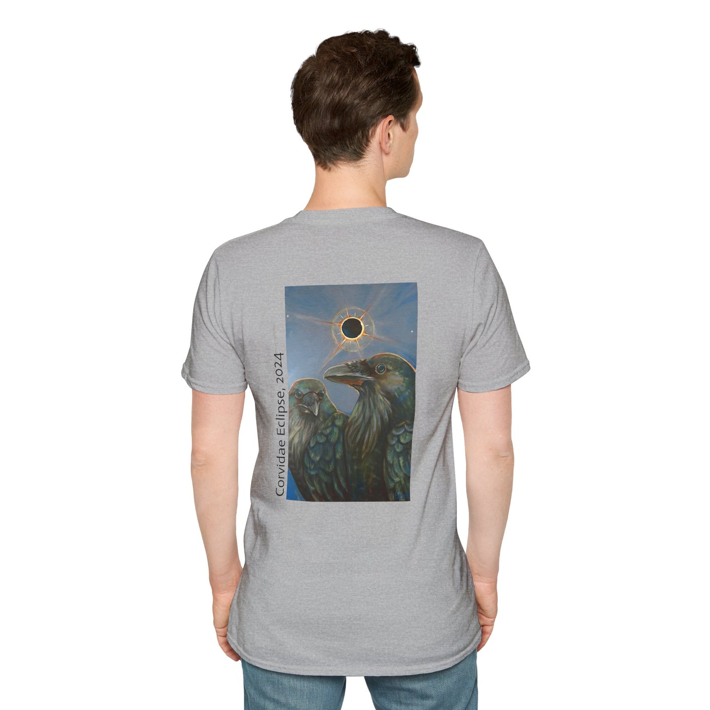 Corvidae Eclipse | Softstyle T-shirt