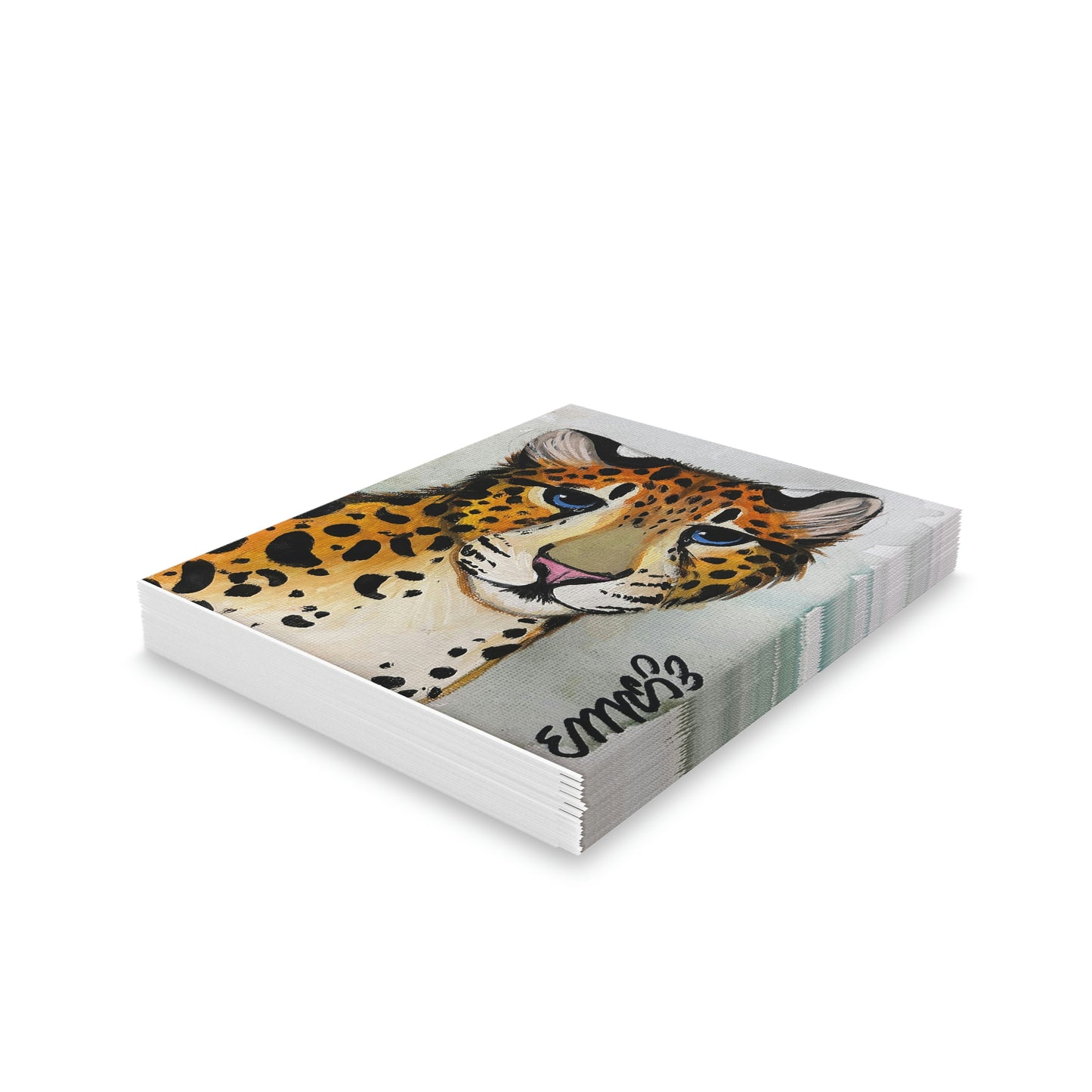 Endangered Amur Leopard Cub - Greeting cards