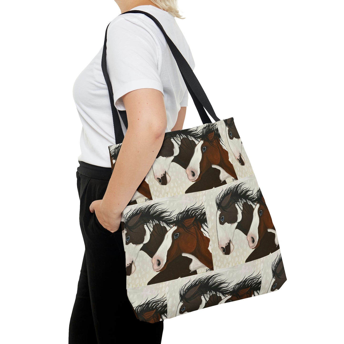 Debbie's Horses - AOP Tote Bag