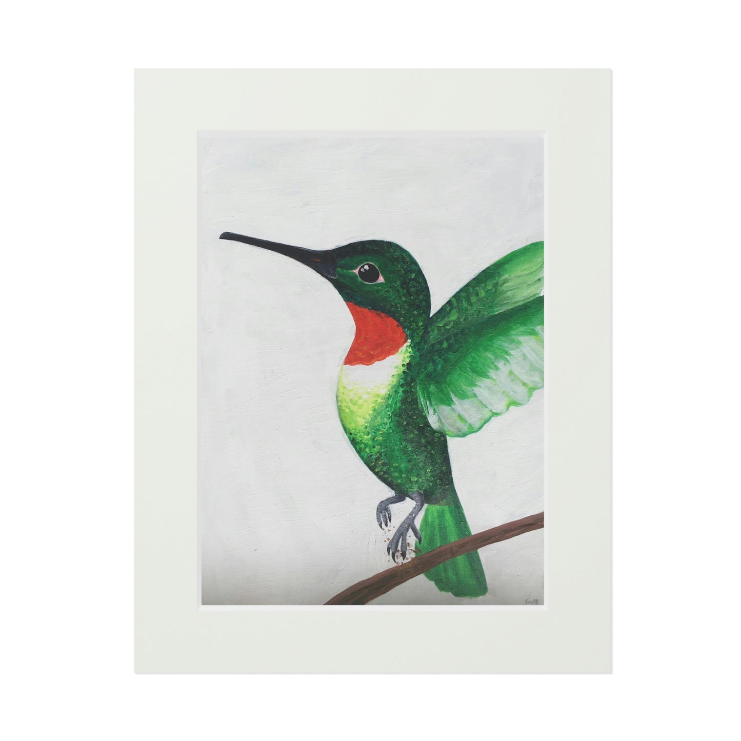 Ruby-throated Hummingbird (Fine Art Prints)
